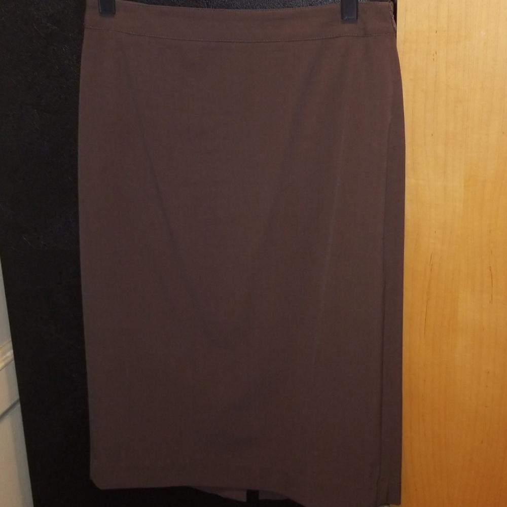 Moda international brown pencil skirt